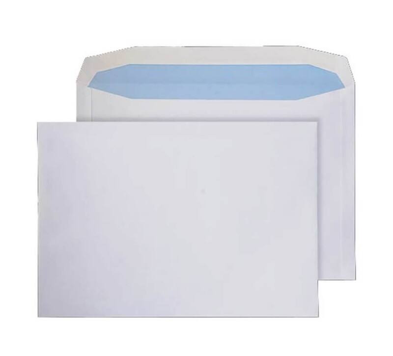 Purely Mailing Bag C4 Gummed 229 x 324 mm Plain 120 gsm White Pack of 250