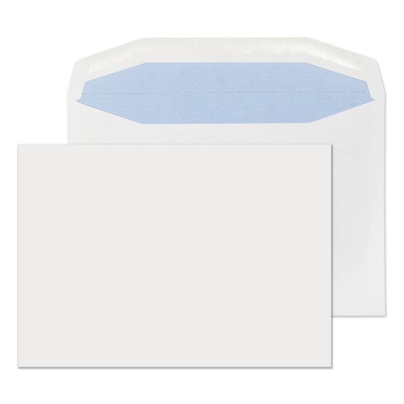 Purely Mailing Bag C5 Gummed 162 x 229 mm Plain 90 gsm 3707 White Pack of 500