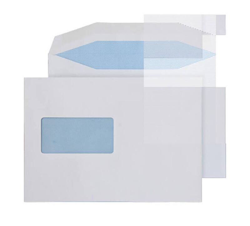 Blake Everyday Mailing Bag Window Non standard 220 (W) x 155 (H) mm White 90 gsm Pack of 500