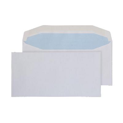 Purely Mailing Bag DL Gummed 110 x 220 mm Plain 110 gsm White Pack of 1000