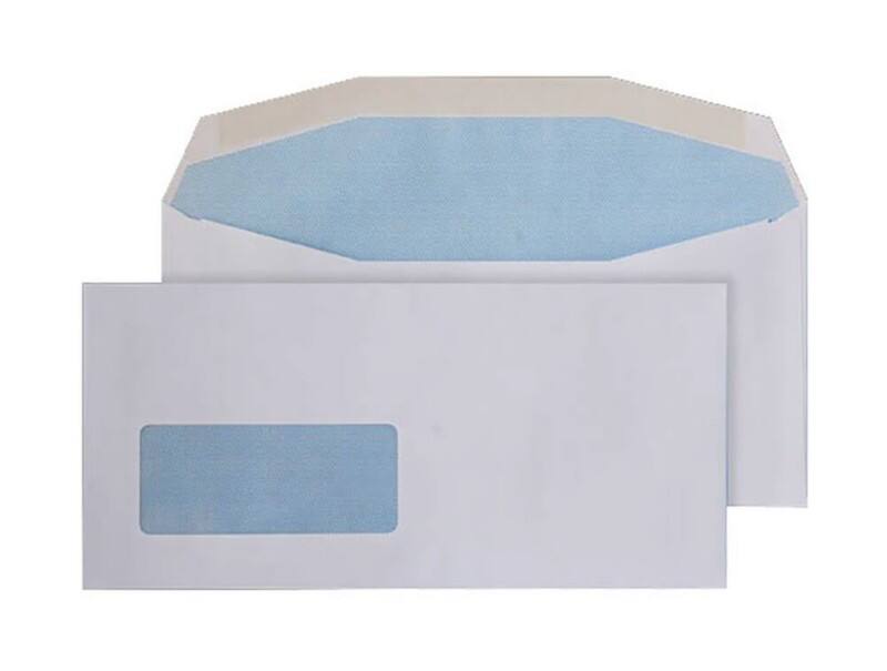 Blake Everyday Mailing Bag Window DL+ 232 (W) x 111 (H) mm White 90 gsm Pack of 1000