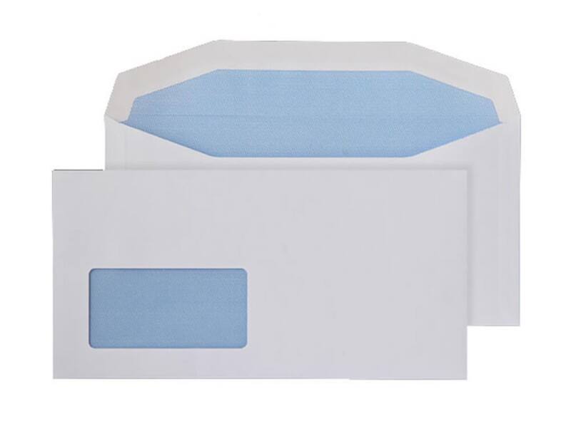Blake Everyday Mailing Bag Window Non standard 235 (W) x 121 (H) mm White 90 gsm Pack of 1000