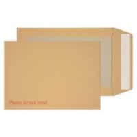 Purely Board Back Envelopes C5 Peel & Seal 229 x 162 mm Plain 120 gsm Manilla Pack of 125