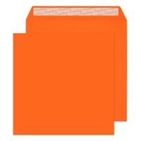 Creative Coloured Envelope Non standard 220 (W) x 220 (H) mm Adhesive Strip Orange 120 gsm Pack of 250