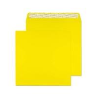 Creative Coloured Envelopes Non standard 160 (W) x 160 (H) mm Adhesive Strip Yellow 120 gsm Pack of 500