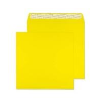 Creative Coloured Envelope Non standard 160 (W) x 160 (H) mm Adhesive Strip Yellow 120 gsm Pack of 500