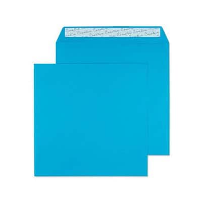Creative Coloured Envelope Non standard 160 (W) x 160 (H) mm Adhesive Strip Blue 120 gsm Pack of 500