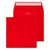 Creative Coloured Envelope Non standard 155 (W) x 155 (H) mm Adhesive Strip Red 120 gsm Pack of 500