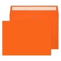 Creative Coloured Envelopes C5 229 (W) x 162 (H) mm Adhesive Strip Orange 120 gsm Pack of 500