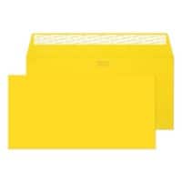 Creative Coloured Envelope DL+ 229 (W) x 114 (H) mm Adhesive Strip Yellow 120 gsm Pack of 500