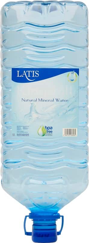Latis Natural Mineral Water 2 Bottles of 15 L