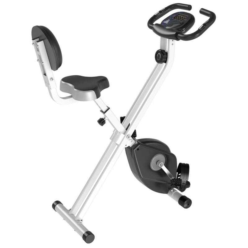 HOMCOM Manual Exercise Bike LCD