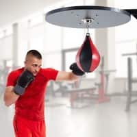 HOMCOM Punching Boxing Workout-Red/Black