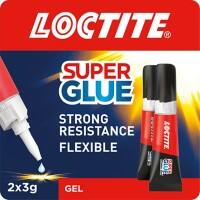 Loctite Super Glue Gel Transparent Clear 3 g Pack of 2 2633679