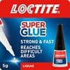 Loctite Super Glue Liquid Transparent Clear 5 g 2632836