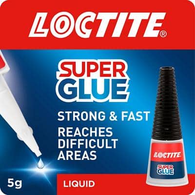 Loctite Super Glue Liquid Transparent Clear 5 g 2632836