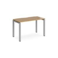 Home Office Single Desk Rectangular Oak 4 Feet 1,200 (W) x 600 (D) x 725 (H) mm Wood