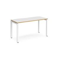 Home Office Single Desk Rectangular Oak 4 Feet 1,400 (W) x 600 (D) x 725 (H) mm Wood