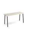 Rectangular A-frame Desk White Wood/Metal Charcoal Sparta 1400 x 600 x 730mm