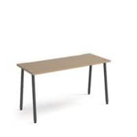 Home Office A Frame Desk Rectangular Oak 4 Feet 1,400 (W) x 600 (D) x 730 (H) mm Metal, Wood