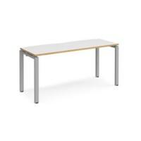 Home Office Single Desk Rectangular Oak 4 Feet 1,600 (W) x 600 (D) x 725 (H) mm Wood