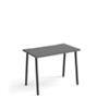 Rectangular A-frame Desk Onyx Grey Wood/Metal A-Frame Legs Charcoal Sparta 1000 x 600 x 730mm