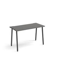 Rectangular A-frame Desk Onyx Grey Wood/Metal A-Frame Legs Charcoal Sparta 1200 x 600 x 730mm