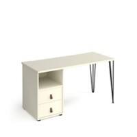 Home Office Straight Desk Rectangular 4 Feet 1,400 (W) x 600 (D) x 730 (H) mm Metal, Wood