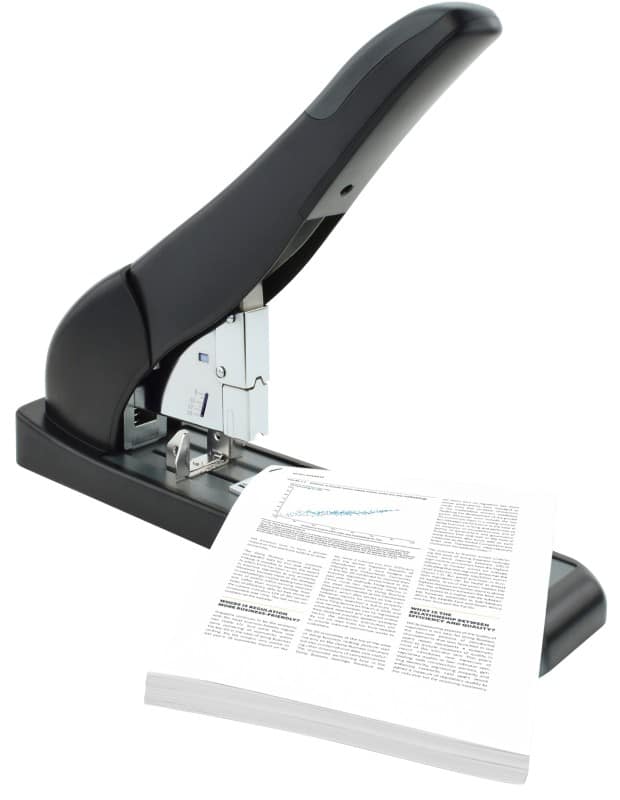 Rapesco Stapler HD-210 Full strip 210 Sheets Black 923/10, 923/24 Plastic