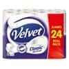 Velvet Classic Quilted Toilet Roll 3 Ply 7471124 24 Rolls of 150 Sheets