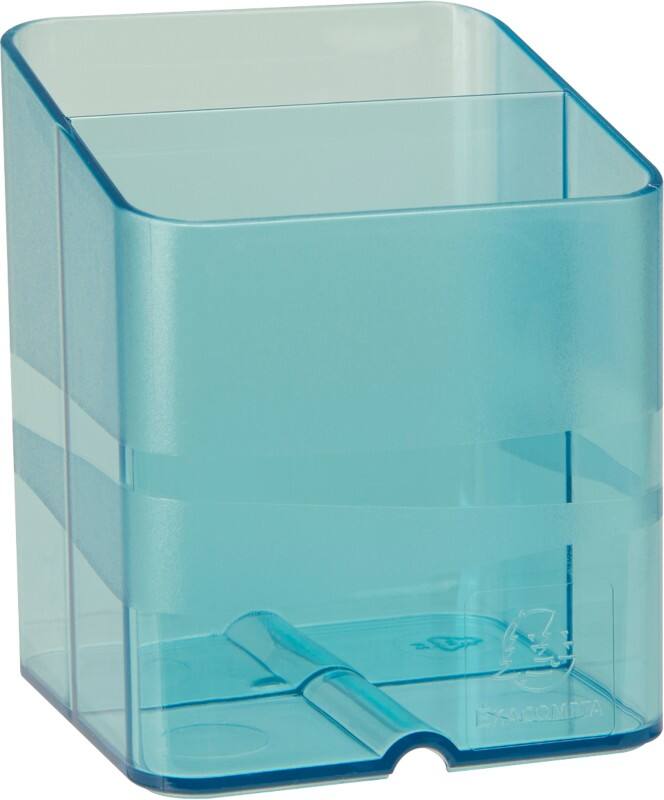 Exacompta Chromaline Pen Box Plastic Turquoise 7.4 x 7.4 x 9.3 cm