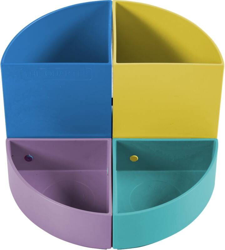 Exacompta Forever Young Pen Box Plastic Assorted 12 x 12 x 8.3 cm