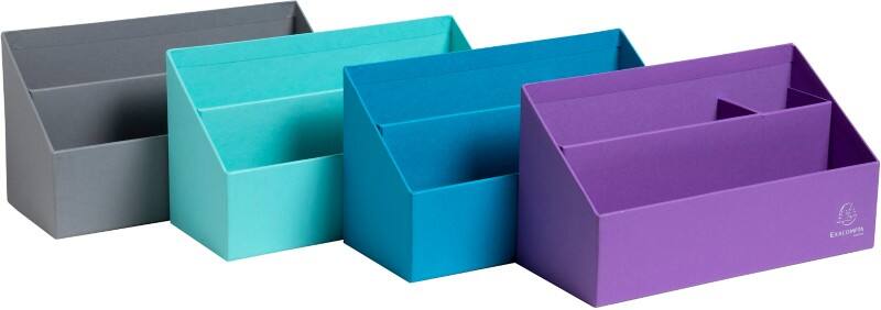 Exacompta Teksto Letter Sorter Assorted 10 x 25 x 14 cm Pack of 4