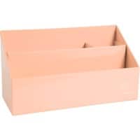 Exacompta Aquarel Letter Holder Coral 10 x 25 x 14 cm 4 Pieces 