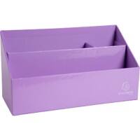 Exacompta Aquarel Letter Holder Mauve 10 x 25 x 14 cm 4 Pieces 