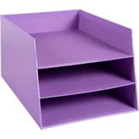 Exacompta Aquarel Letter Tray A4+ Cardboard Mauve