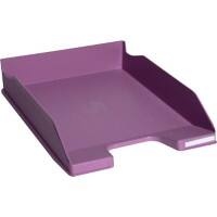 Exacompta Forever Young Letter Tray Stackable A4+ Purple Pack of 6