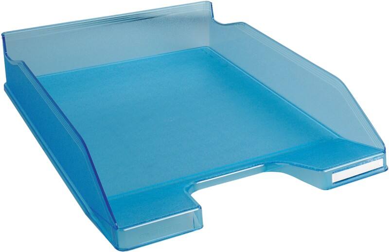 Exacompta Letter Tray Plastic Turquoise 25.5 x 34.6 x 6.5 cm