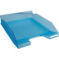 Exacompta Letter Tray Plastic Turquoise 25.5 x 34.6 x 6.5 cm