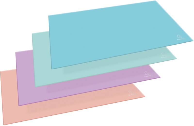 Exacompta Aquarel Desk Mat Cardboard Assorted 37.5 x 57.5 cm 8 Pieces