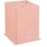 Exacompta Aquarel Pen Holder Cardboard Coral 8.5 x 8.5 x 11 cm