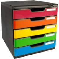 Exacompta Iderama Drawer Unit Plastic Glossy Harlequin 28.8 x 35 x 32 cm