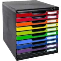 Exacompta Drawer Unit Plastic Glossy Harlequin