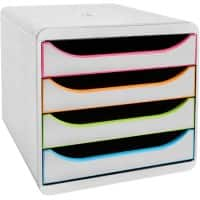 Exacompta Drawer Unit Plastic White Harlequin