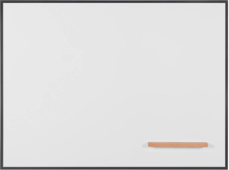 ARCHYI. Curvo Whiteboard Wall Mounted Magnetic Single Sided 120 (W) x 90 (H) cm White, Anthracite