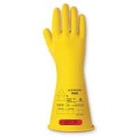 Ansell Non-Disposable Handling Gloves Latex, Rubber Size 10 Yellow