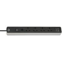 brennenstuhl Extension Lead  Black, White 3m