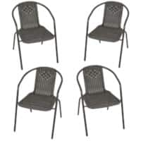 Living and Home Garden Furniture Set Plastic Brown LG0786LG0543