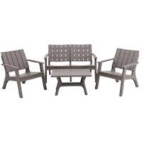 Living and Home Garden Furniture Set Brown LG0917