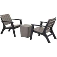 Living and Home Garden Furniture Set Brown LG0918